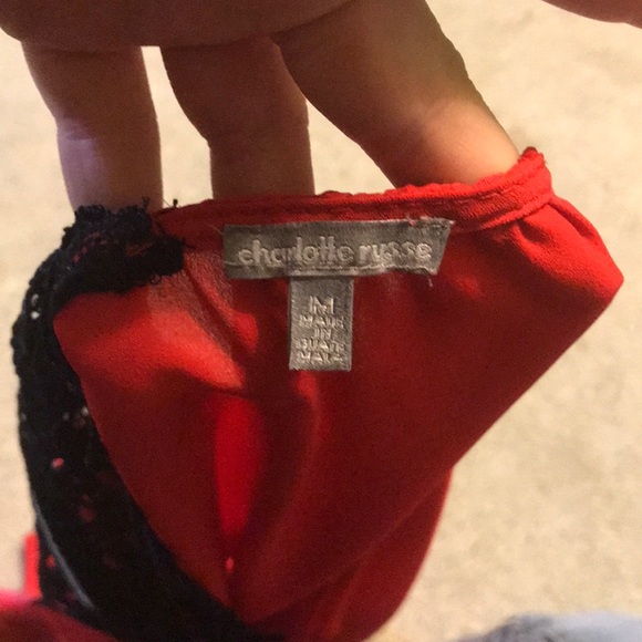 Red shirt from charolette rude - Picture 3 of 3